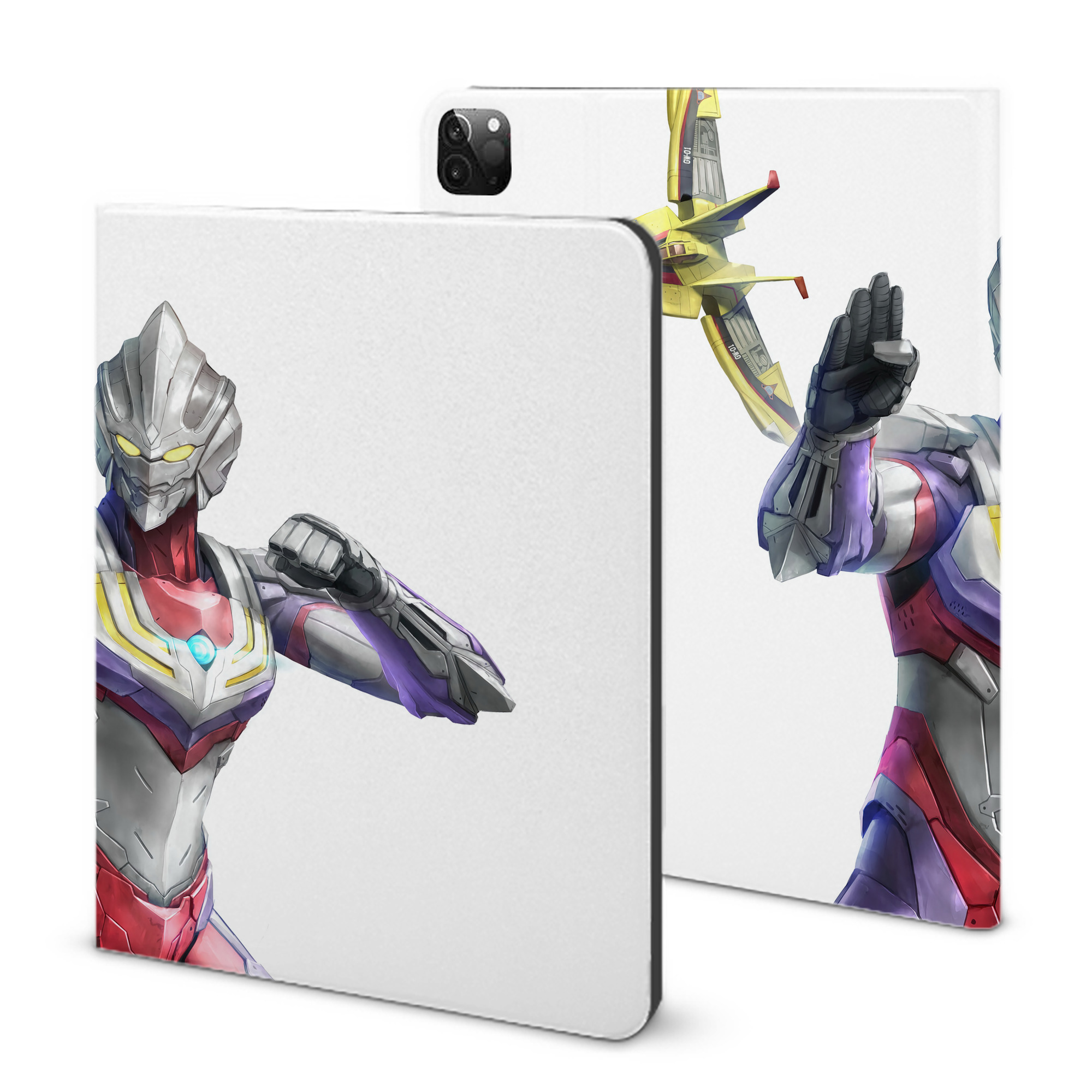 （画像用） ウルトラマン Ultraman IPadケース ペンホルダー付き ブックスタイルデザイン